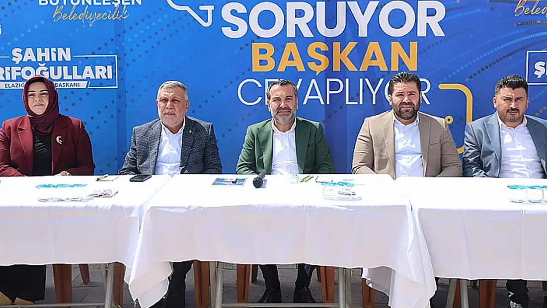 Elazığ Belediye Başkanı Şerifoğulları, vatandaşların sorularını cevapladı
