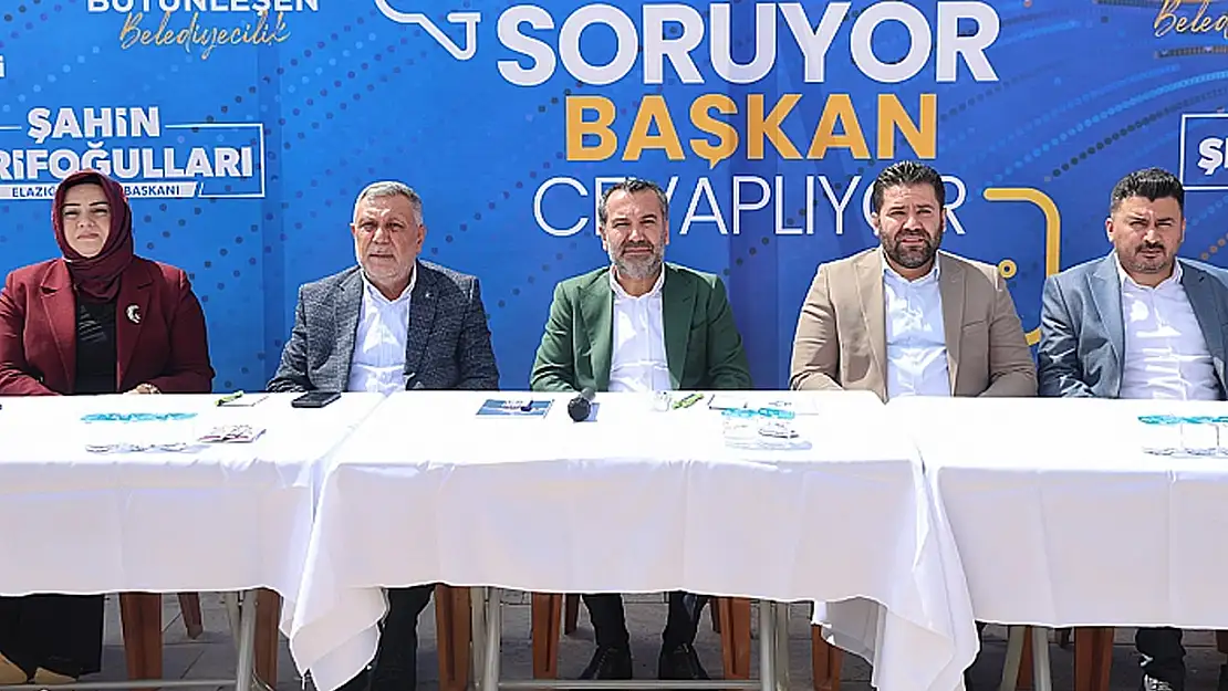 Elazığ Belediye Başkanı Şerifoğulları, vatandaşların sorularını cevapladı