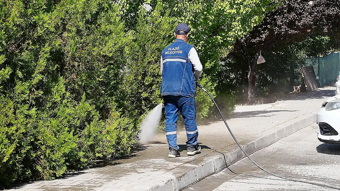 Elazığ Belediyesi, Çaydaçıra Mahallesi'nde kapsamlı temizlik çalışması gerçekleştirdi