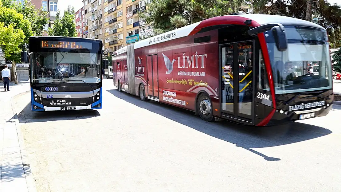 Elazığ'da belediye otobüs güzergahı değişti