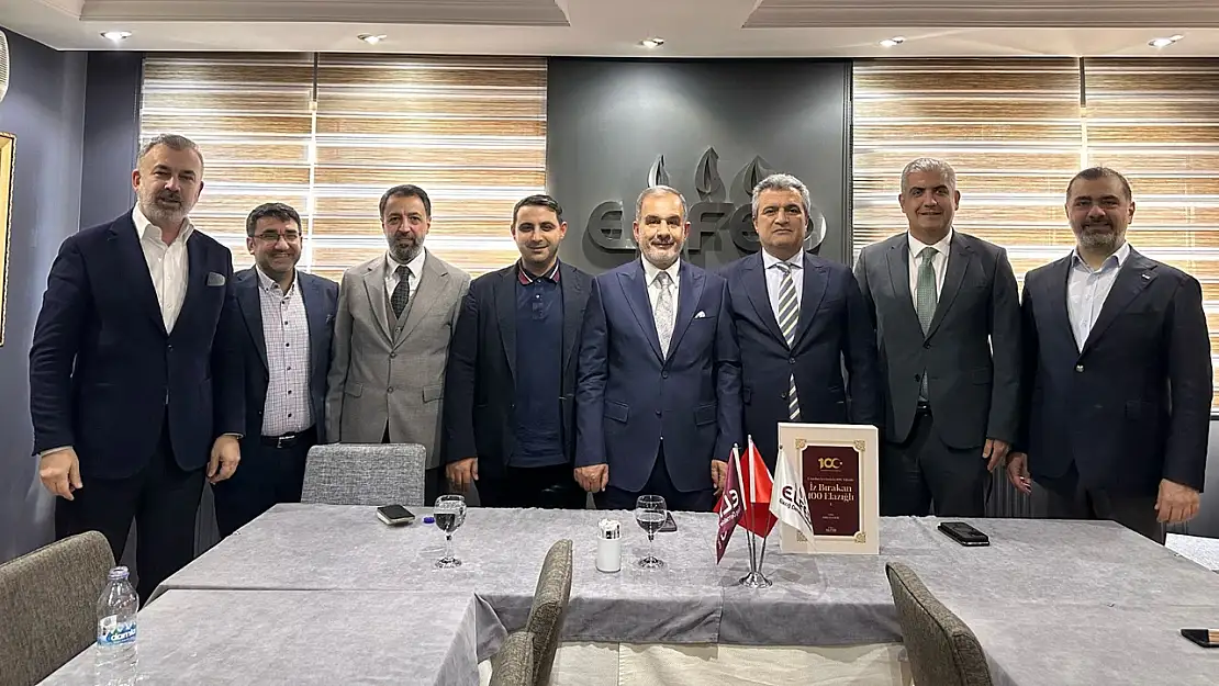Elazığ Ticaret ve Sanayi Odası Başkanı Alan'dan ELFED'e Ziyaret