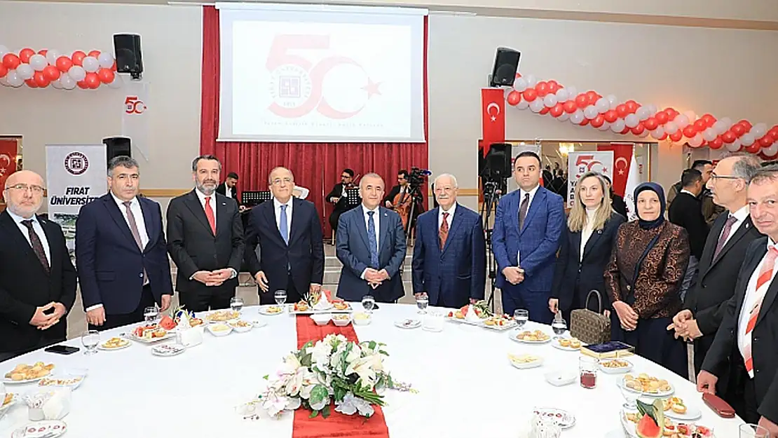 Fırat üniversitesi 50. Yılını coşkulu bir resepsiyonla kutladı