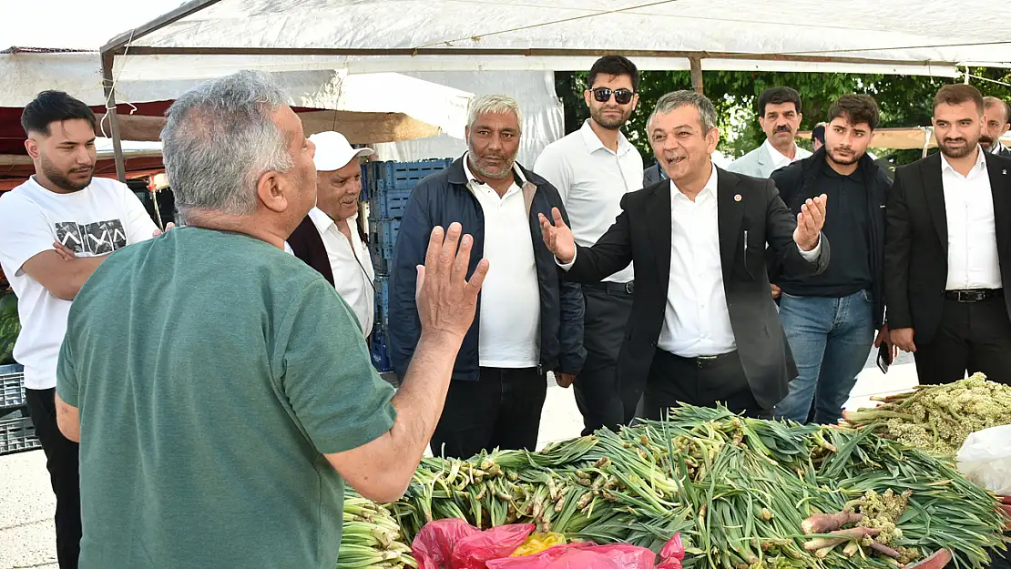 Mv. Keleş, Abdullahpaşa Pazarında Esnaf ve Vatandaşlarla Buluştu
