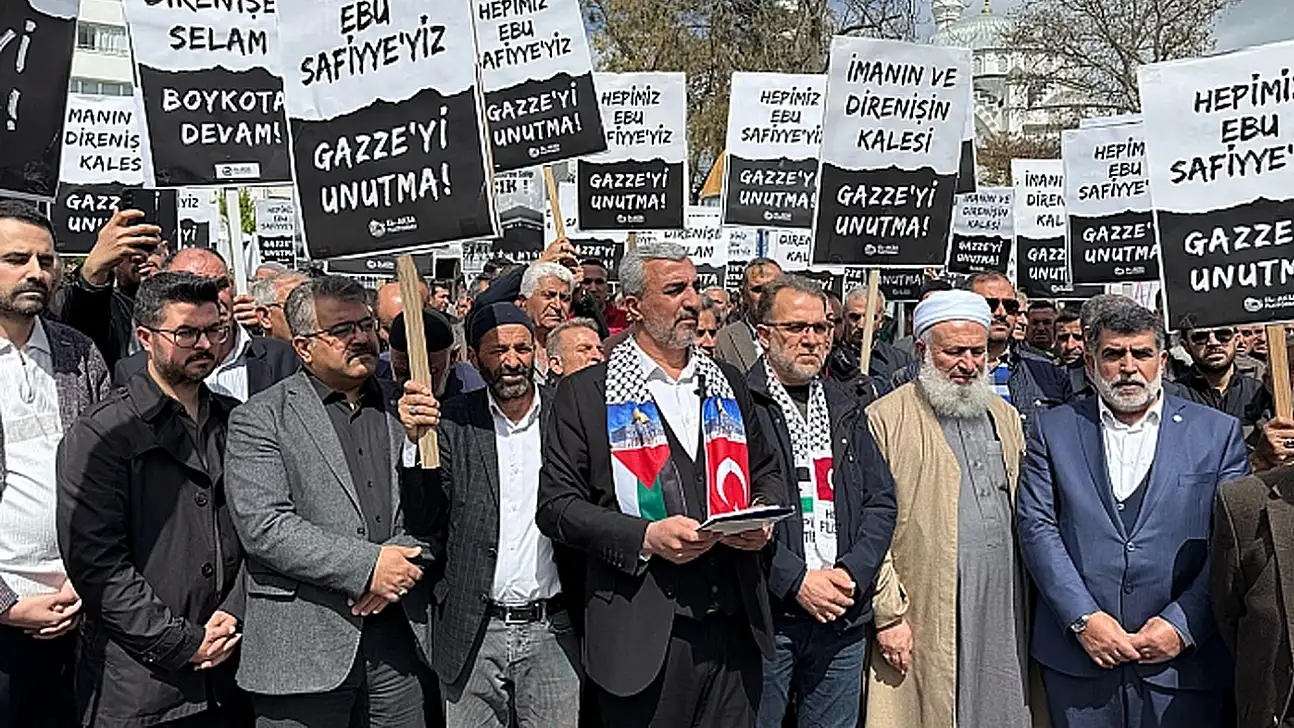 Elazığ'da İsrail Soykırımı Bir Kez Daha Protesto Edildi