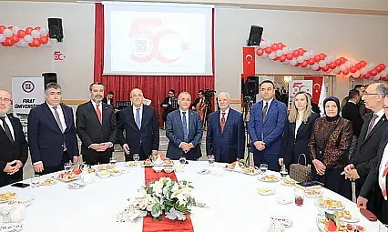 Fırat üniversitesi 50. Yılını coşkulu bir resepsiyonla kutladı