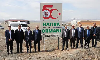 Fırat üniversitesinde 50. Yıl Hatıra Ormanı Oluşturuldu