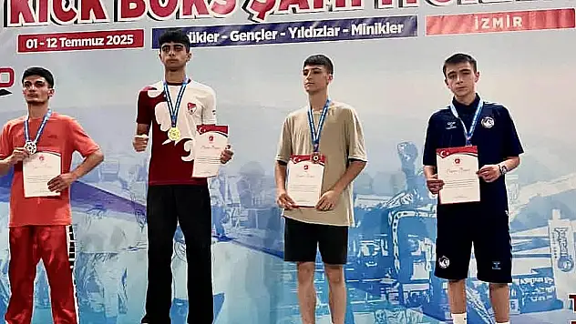 Türkiye Şampiyonası'nda Elazığ rüzgârı: 8 bronz madalya