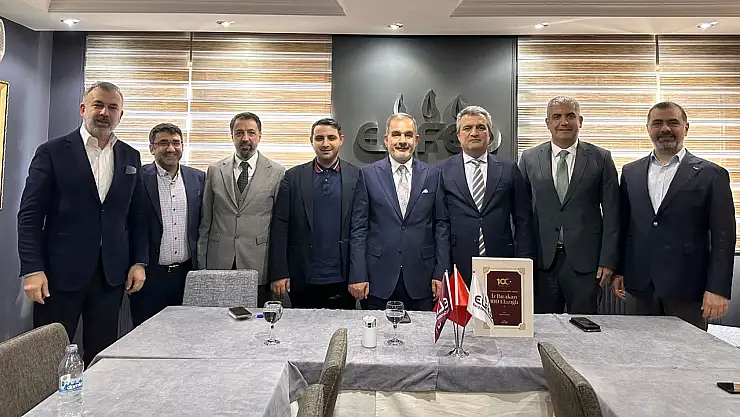 Elazığ Ticaret ve Sanayi Odası Başkanı Alan'dan ELFED'e Ziyaret