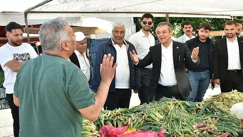 Mv. Keleş, Abdullahpaşa Pazarında Esnaf ve Vatandaşlarla Buluştu