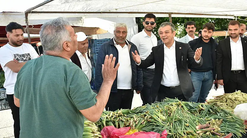 Mv. Keleş, Abdullahpaşa Pazarında Esnaf ve Vatandaşlarla Buluştu